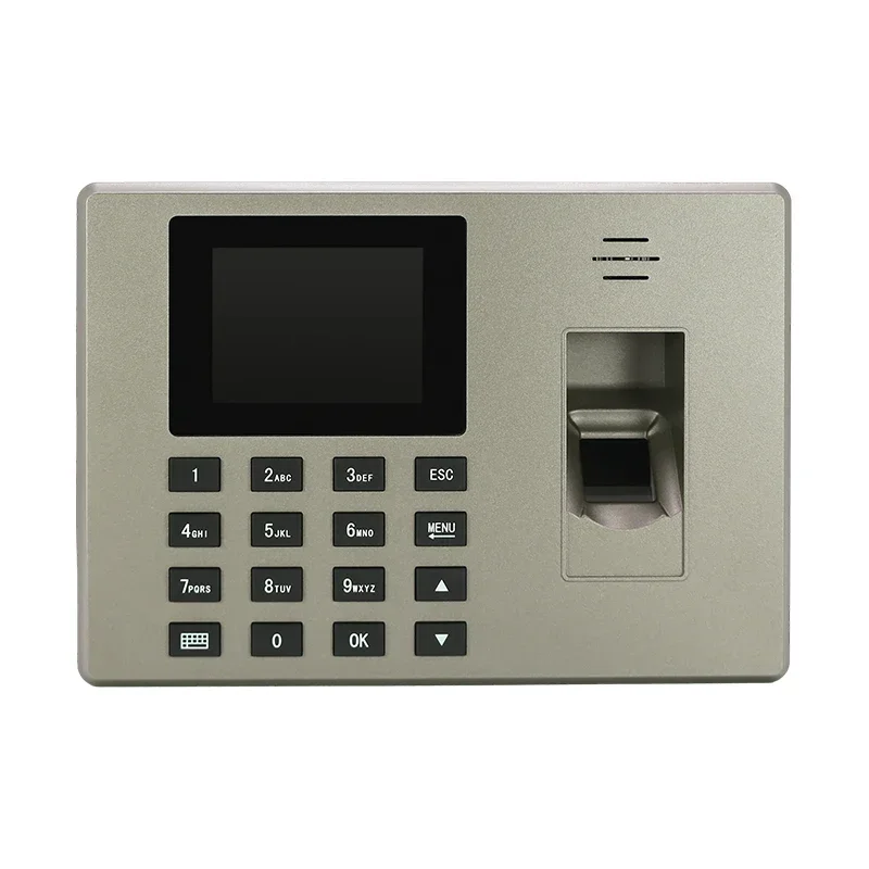 CN biometric fingerprint punch usb time clock office attendance system recorder timing employee machine multi-language -gold