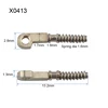 100PCS Eyeglasses Spring Hinge For Repairing Broken Eyeglass Flex Temples Broken Spring Replacement Part NEW 3