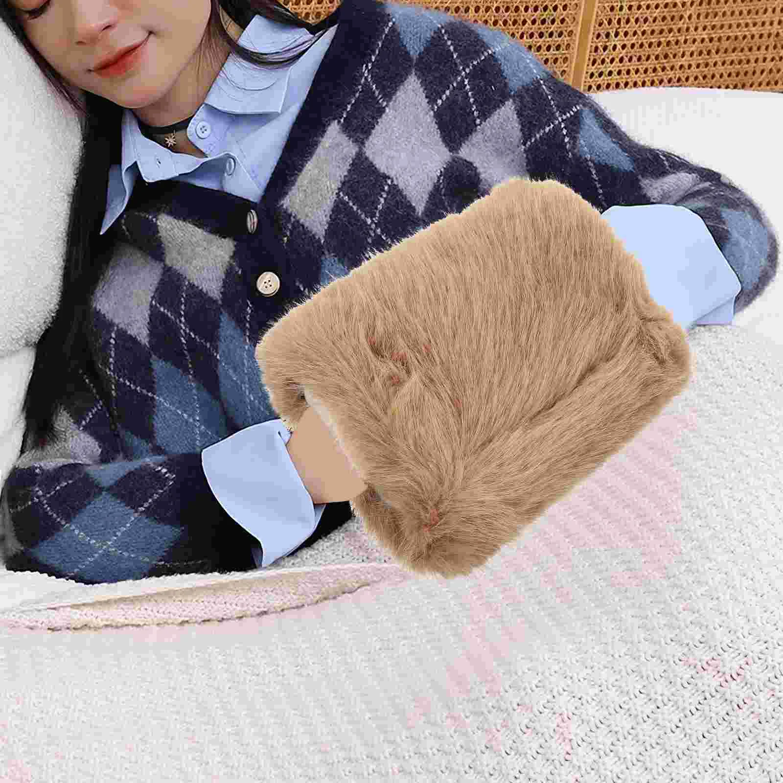 

Hand Warmer Women Muff Womens Winter Gloves for Outdoor Fluffy Pouch