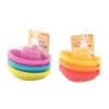 Baby Bath Toys Stacking Boat Toys Colorful Early Education Intelligence Gift Boat-shaped Stacked Cup Folding Tower Baby Toy 5
