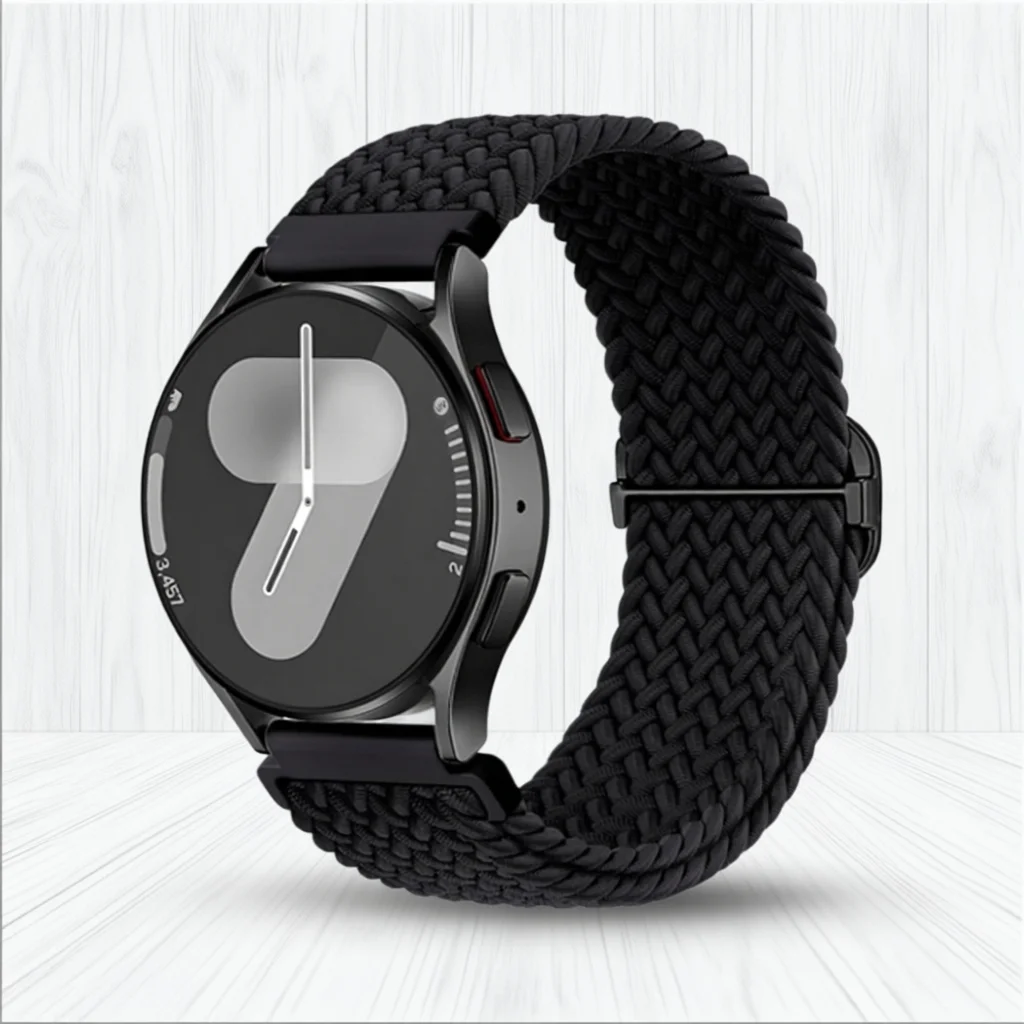 Braided Solo Loop Sport Bracelet - Multi-Size Adjustable Watch Band
