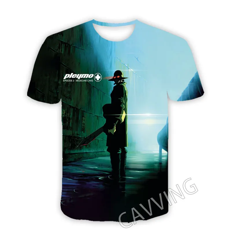CAVVING 3D Printed Pleymo Band Casual T-shirts Hip Hop T Shirts