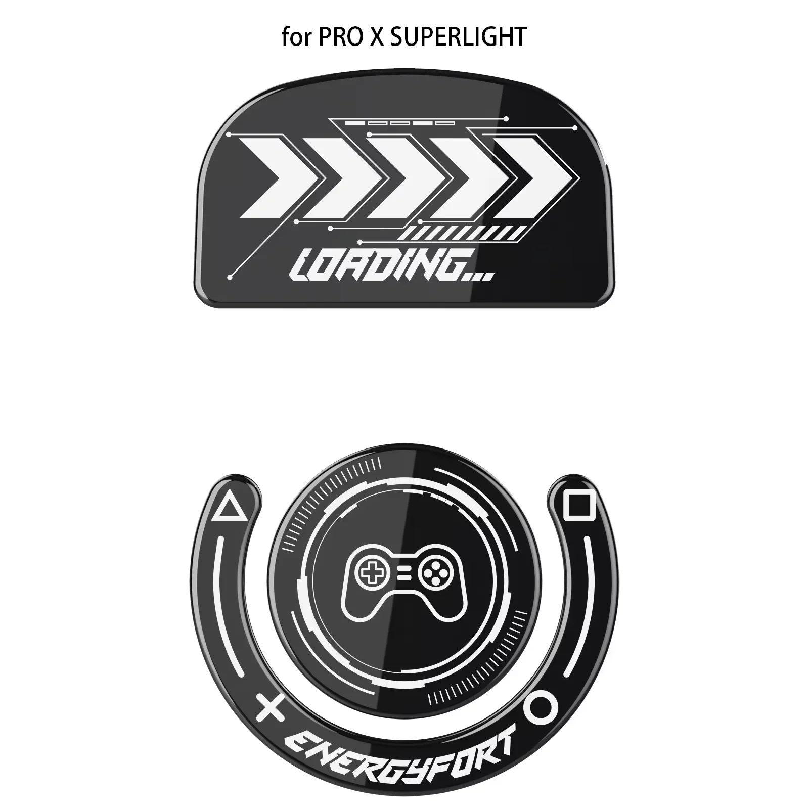 Enhanced Gaming Mouse Skate Pads with Rounded Edges