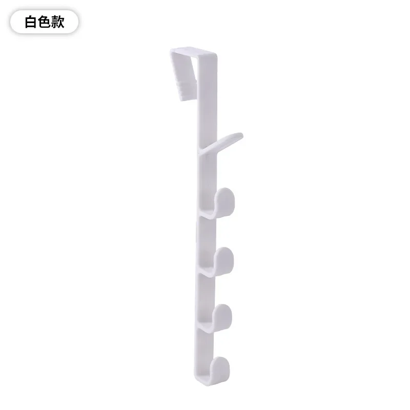 Multifunctional Creative 5 Hooks Portable Wardrobe Coat Hook Kitchen Bathroom Behind The Door Towel Hanger Storage Hooks storage hook,door hook