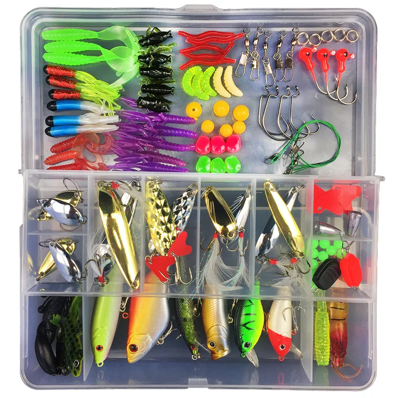 ILURE New Full Swim Layer Lure Bait Kit 28/88/105/106Pcs/Lot Fishing Lure  Crankbaits Wobblers for Pike Fishing Tackle Accessory