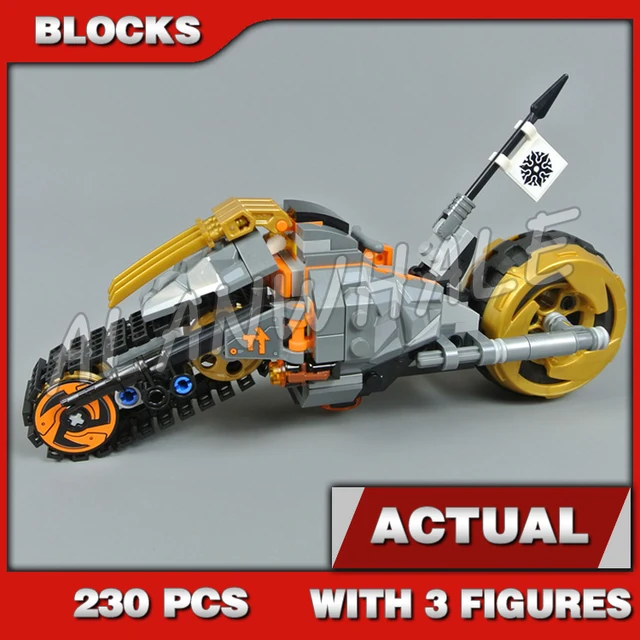 230pcs Cole s Armored Dirt Bike Destroyer s Scimitar 11327 Building Blocks Children Sets Compatible With