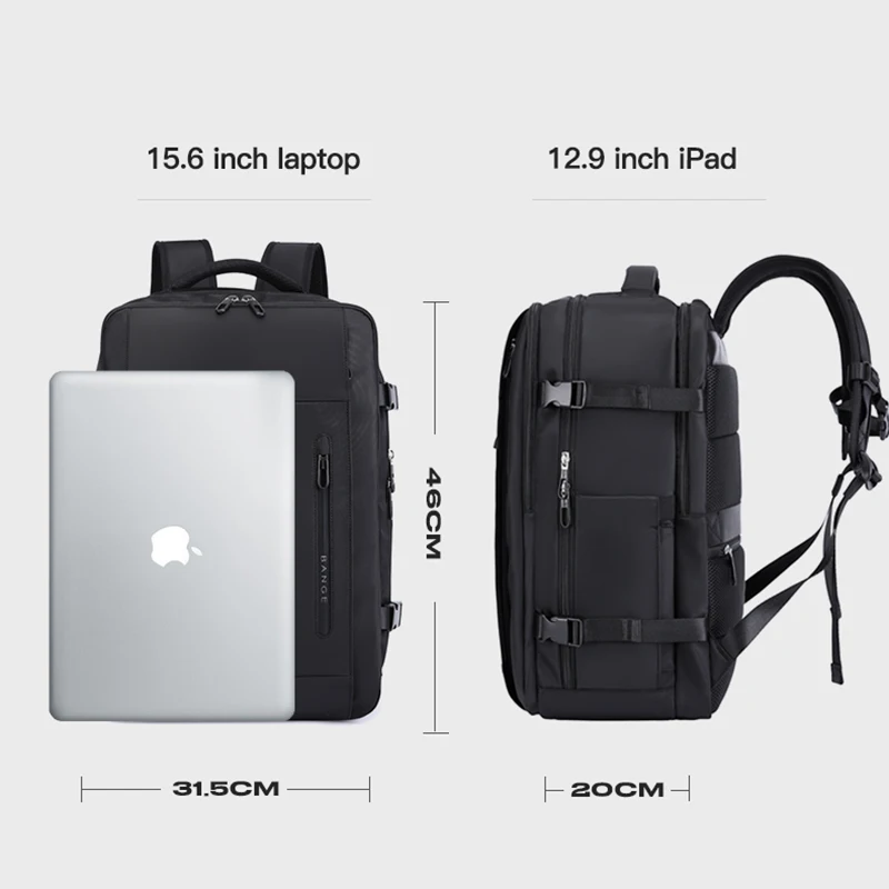 2023 Travel Backpack Men Business Aesthetic Backpack School USB Bag Large Capacity 15.6 Laptop Waterproof Fashion Backpack Women