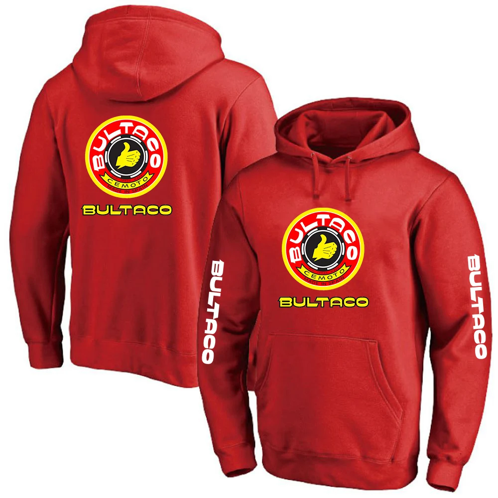 Bultaco Cemoto Motorcycles 2023 New Stly Men Spring Autumn Print Solid Color Pullover Hoodies Comfortable Fabric Designe Tops 5