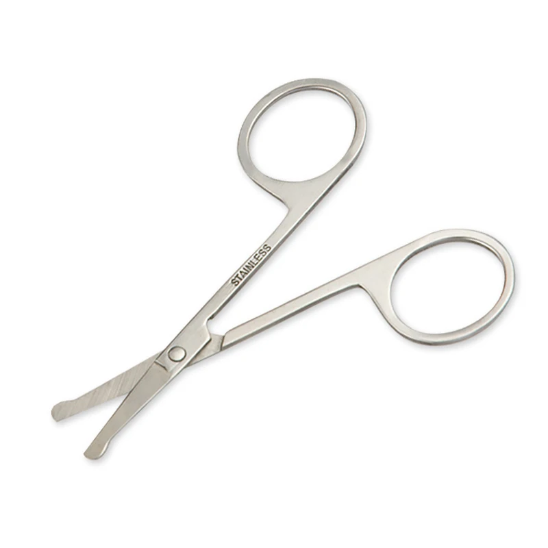 Professional Stainles Scissor Manicure Tool For Nails Eyebrow Nose Eyelash Cuticle Scissors Curved Pedicure Scissors Makeup Tool 5