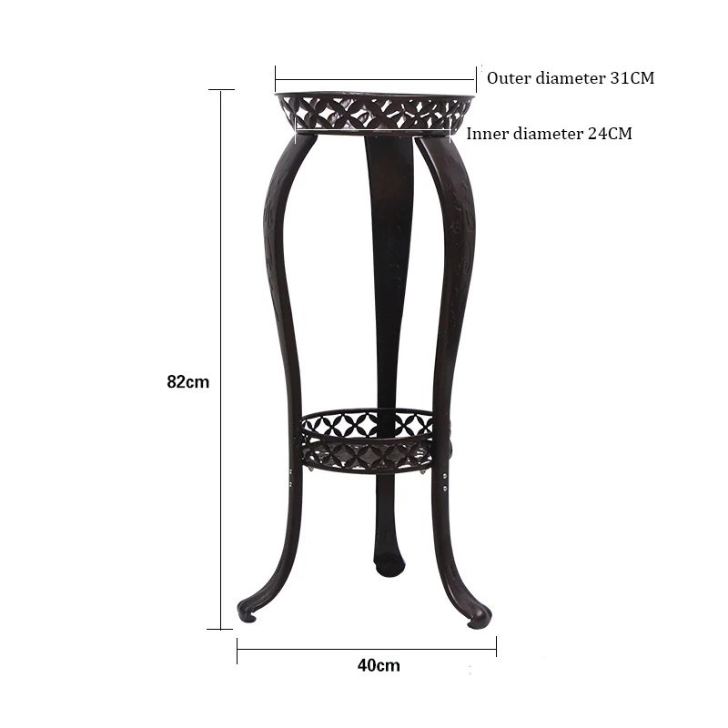 Plant Stand Indoor Flower Rack Storage Racks Home Office Living Room Balcony Iron European Bonsai Shelf Flower Pot Rack