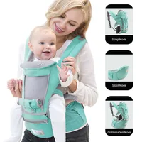 Ergonomic Baby Carrier Backpack Infant Kid Baby Hipseat Sling Front Facing Kangaroo Baby Wrap Carrier for Baby Travel baby gear 2