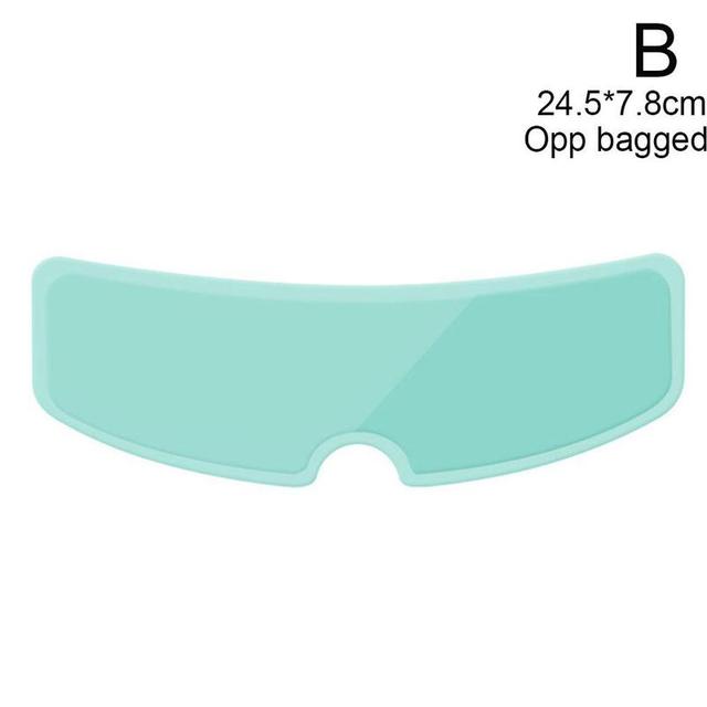 Helmet Clear Anti-Fog Patch Film Rainproof Lens Film For Motorcycle Visor Clear Fog Resistant Moto Racing Accessories