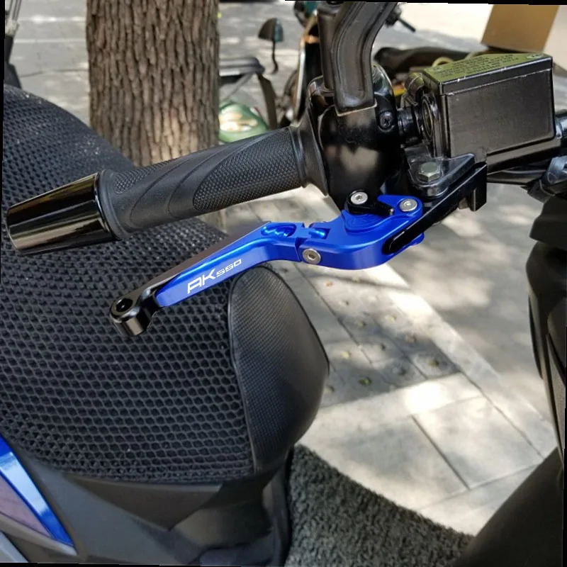 KYMCO AK550 2017-2020 브레이크 레버, AK 550 로고, CNC 조정 가능한 오토바이 브레이크 클러치 레버, 브레이크 핸들 바 오토바이