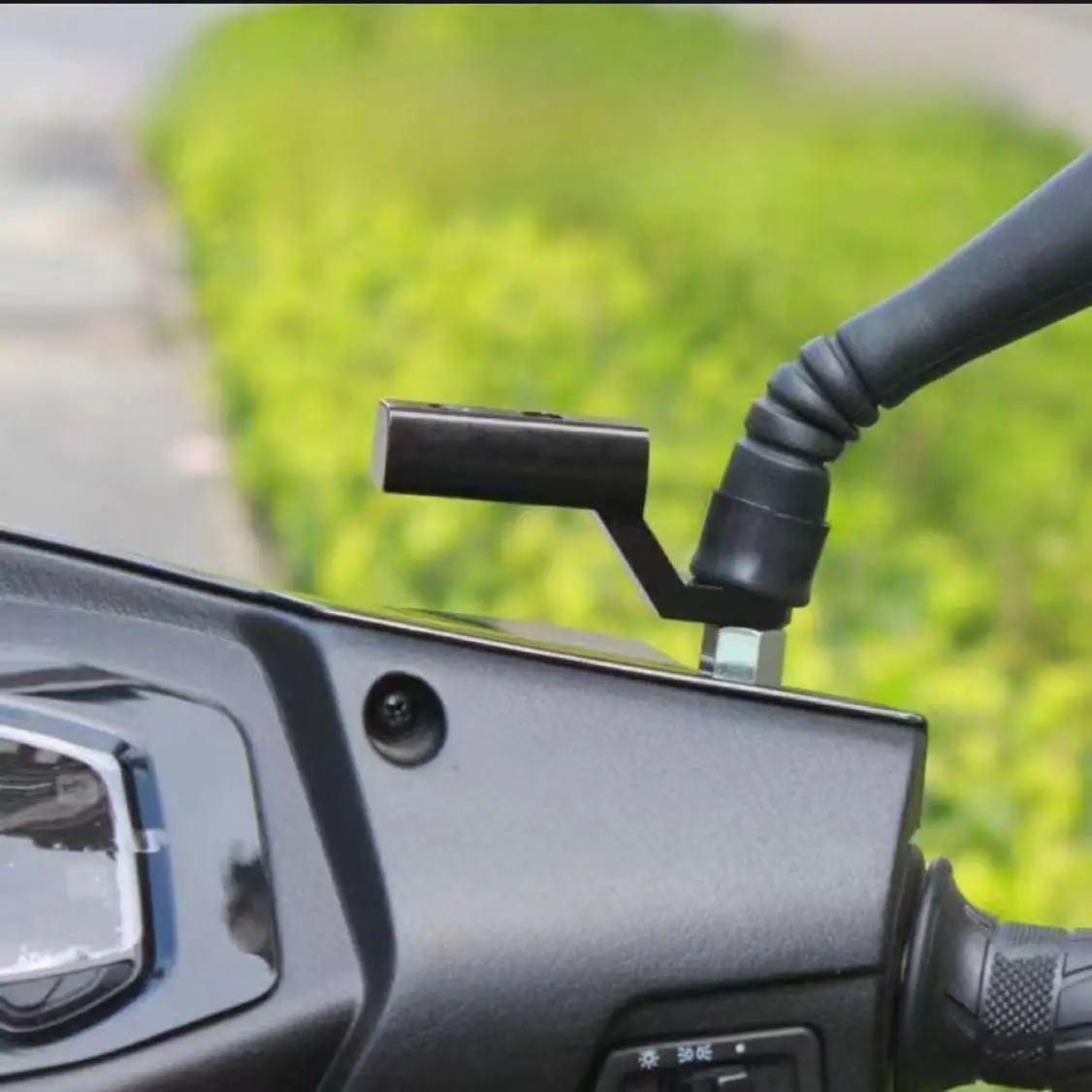 Aluminum Extender Bracket for Motorcycle Scooter ATV Rearview Mirror Mount Extension Fixing Spotlight Phone Holder