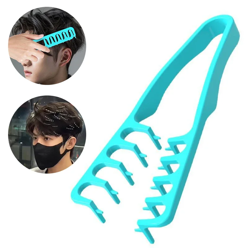 Strumenti per arricciare pettine per capelli volumizzante a denti larghi Texture soffice per uomo Ideale per tutti i tipi di capelli Strumenti per acconciature
