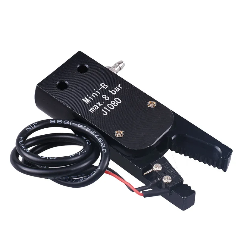 Mínia-pneumático Mini Robot Gripper Braçadeira para Máquinas Injetoras Air Cilindro Robotic Sensor c b e f