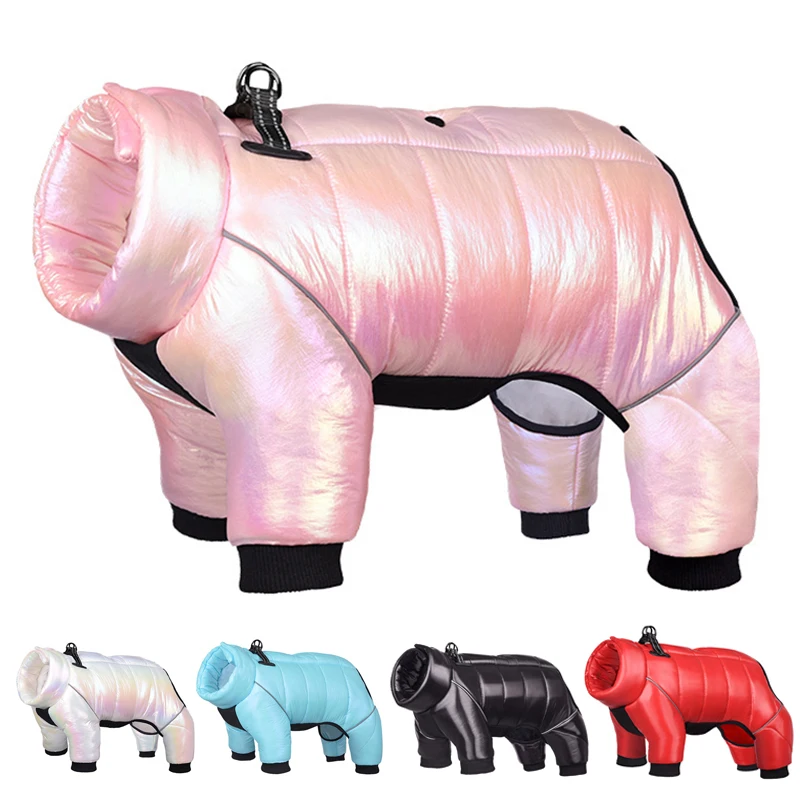 Winter Dog Down Jacket Waterproof Dog Clothes for Small Dogs Build in