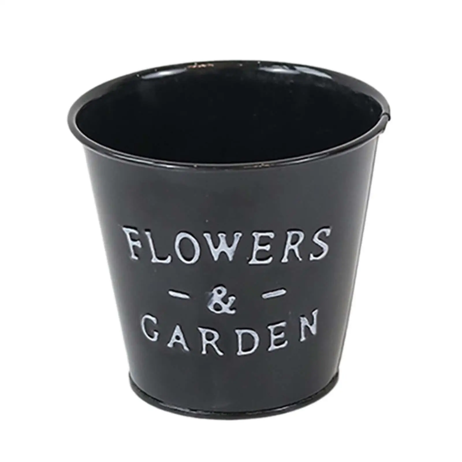 Garden Plant Flower Pot Planter Outdoor Indoor Decoration 5.1x4.7x3.5inch Round Container Multipurpose for Balconies, Patios