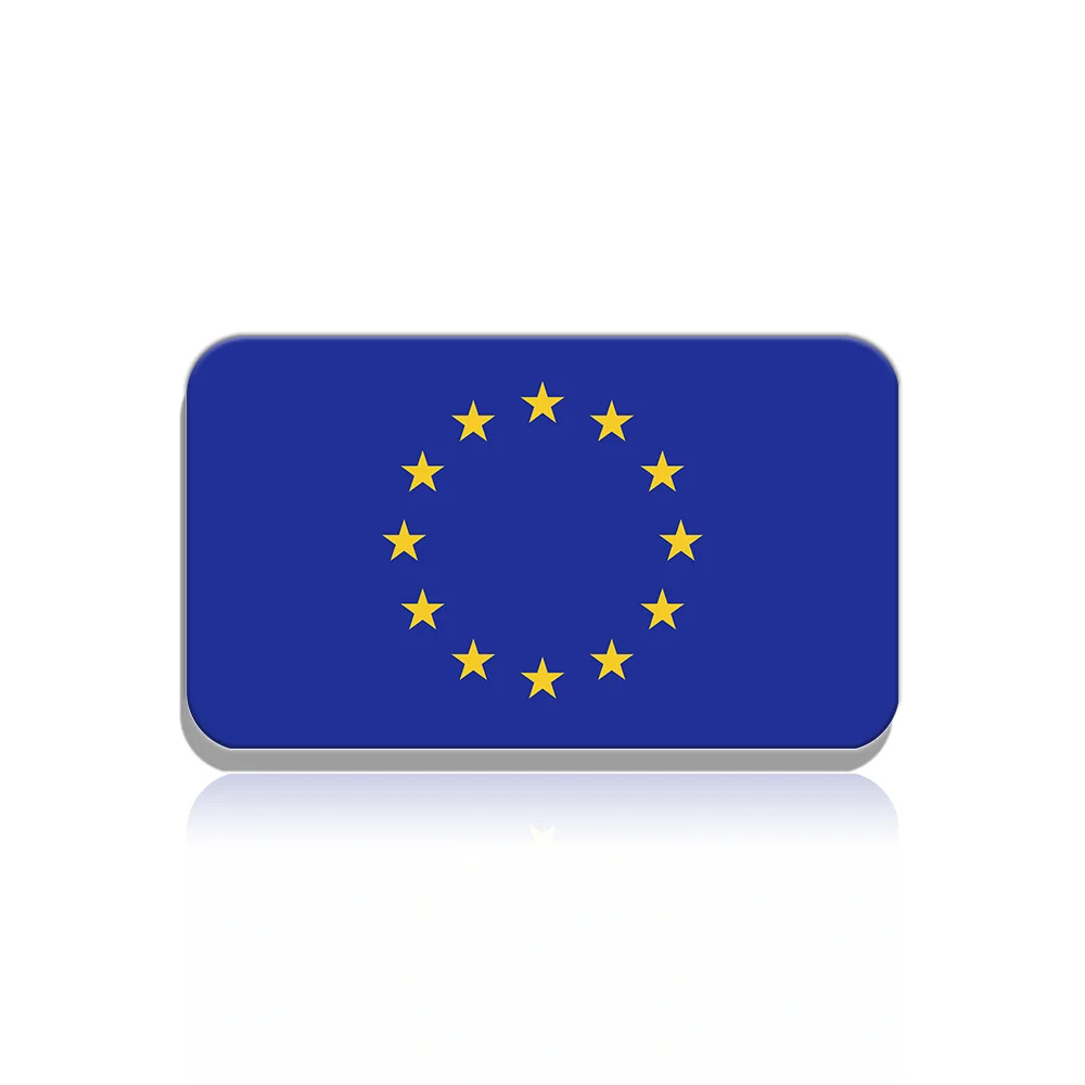 10Pcs/Set European Union Flag Brooch Vintage Lapel Pins For Backpacks Hat Clothes Patriotic Trinket Acrylic Jewelry Badges