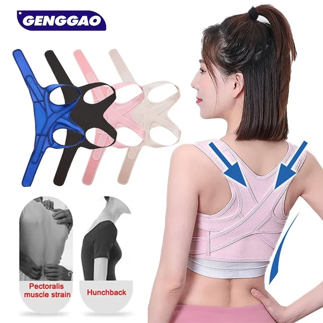 Posture Corrector for Women and Men, Adjustable Upper Back Brace,  Breathable Back Support straightener, Providing Pain Relief - AliExpress