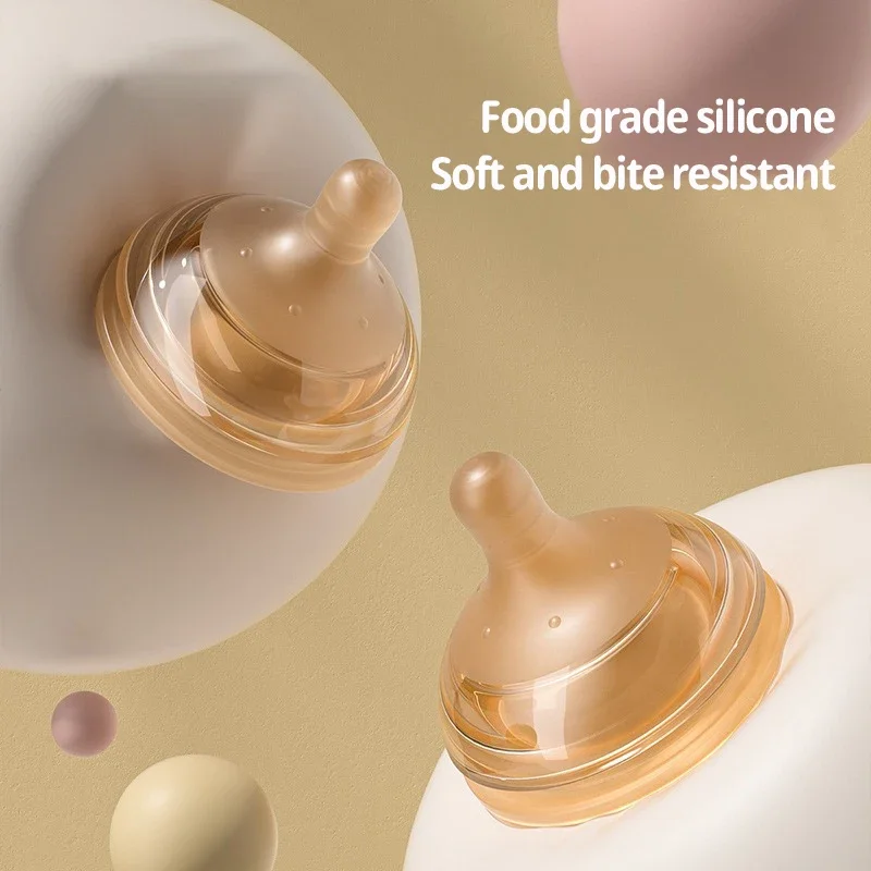 160ML/ 240ml Glass Milk Bottle for Newborn Babies Feeding Bottle Anti-Choke Baby Infant BPA Free 0-1Y milk bottle feeding bottle glass milk bottle baby feeding utensils