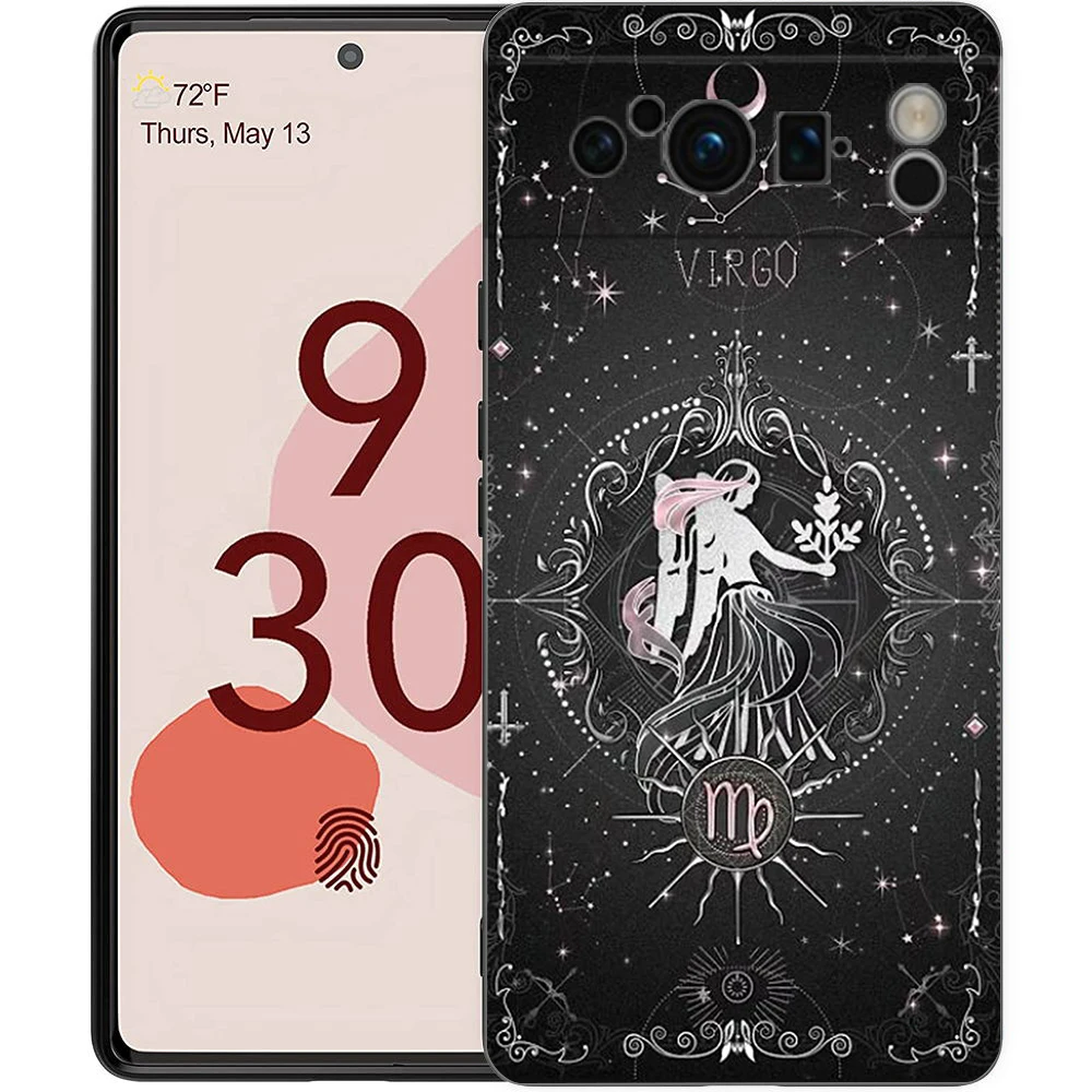 Konstellation Handyhülle für Google Pixel 9, 8, 7, 6, 7A, 6A Pro, stoßfestes Silikon, weich, 9 Pro XL, Silikonhülle, Capas Fundas – Detail 7