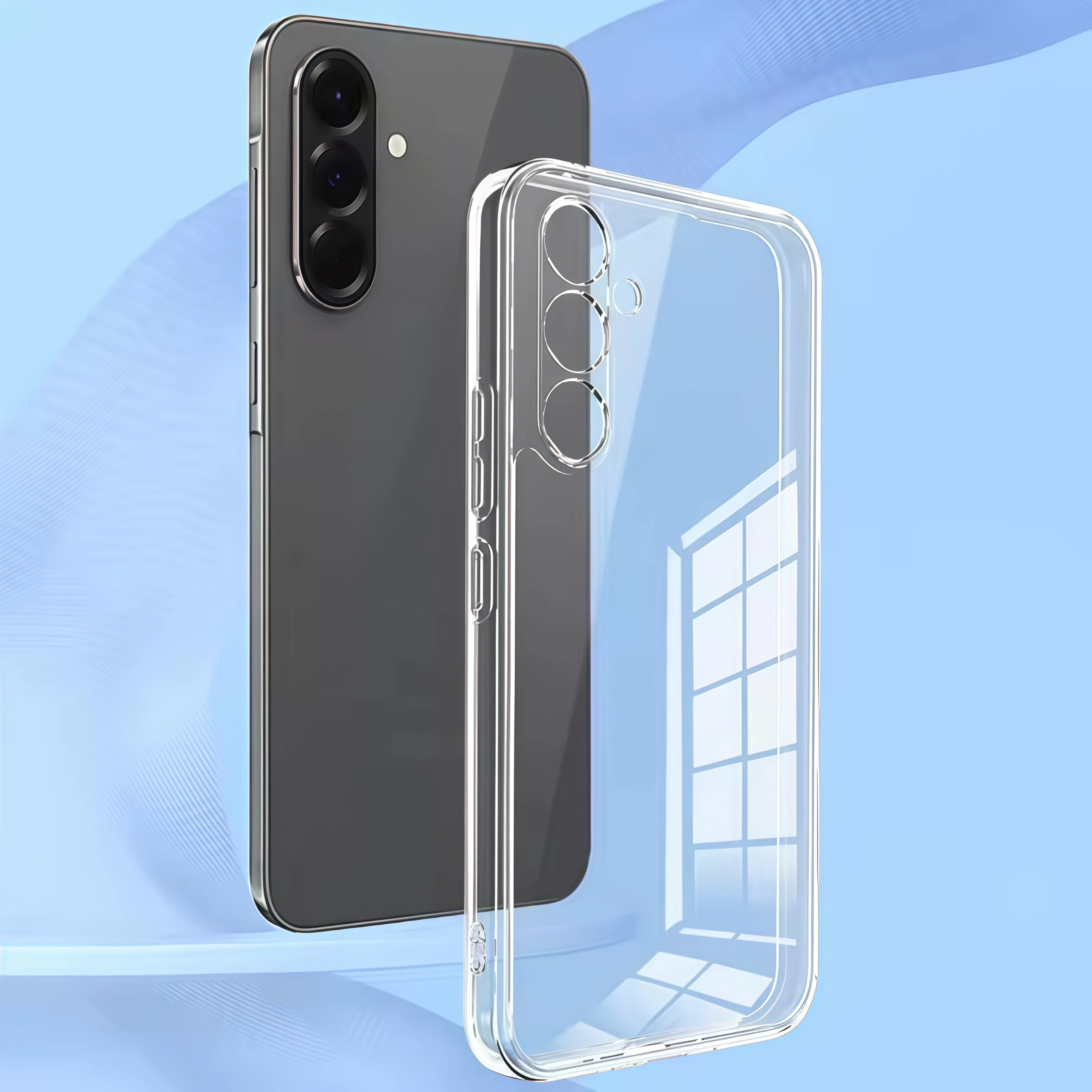 Ultra-Thin Transparent TPU Silicone Phone Case - Soft Back Cover