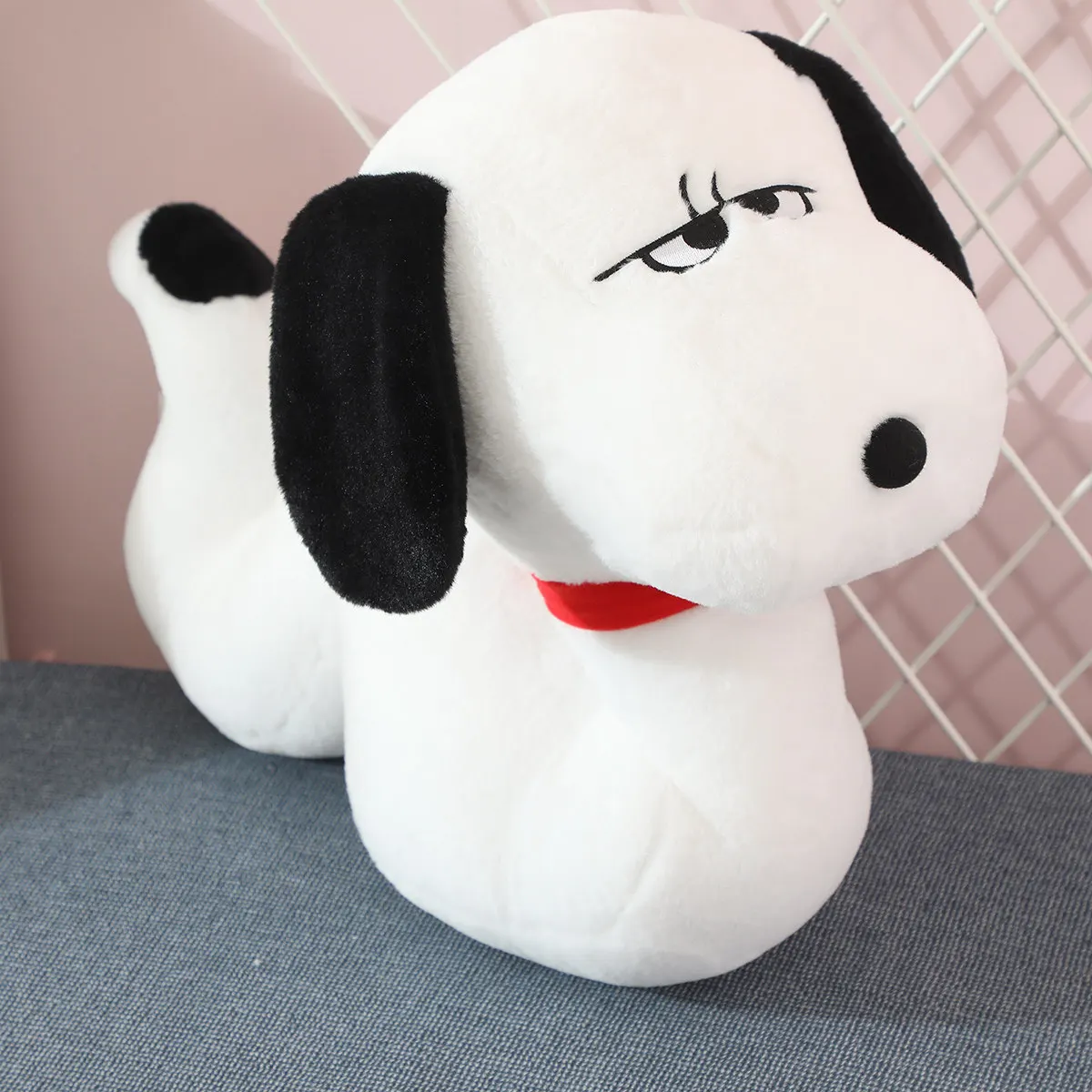 Cute Snoopy Plush Toy The shape of a snake Snoopy Stuffed Cartoon Anime Comfortable Hug Plushies Birthday Gifts For Kid Girl