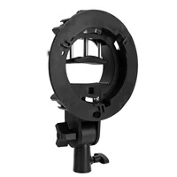 S Type Bracket for Bowens Mount Holder S Type Bracket Holder for Speedlite Flash Snoot Softbox Beauty Dish Reflector Umbrella 5