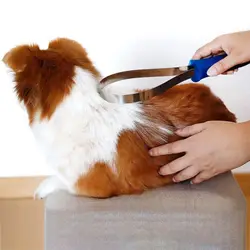 Ergonomic Design Dual-sided With Anti-slip Handle Dog Grooming Brush Pet Anti-itch Comb Horse Detangling Brush Horse Hair Brush