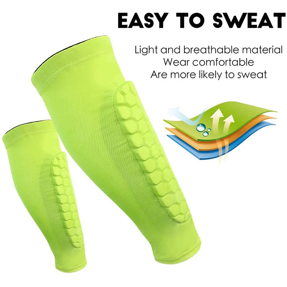Mengdger Youth Soccer Shin Guards - EVA Foam, Spider Web Design, Adjustable Straps, For Kids Age 4-7 - View #10