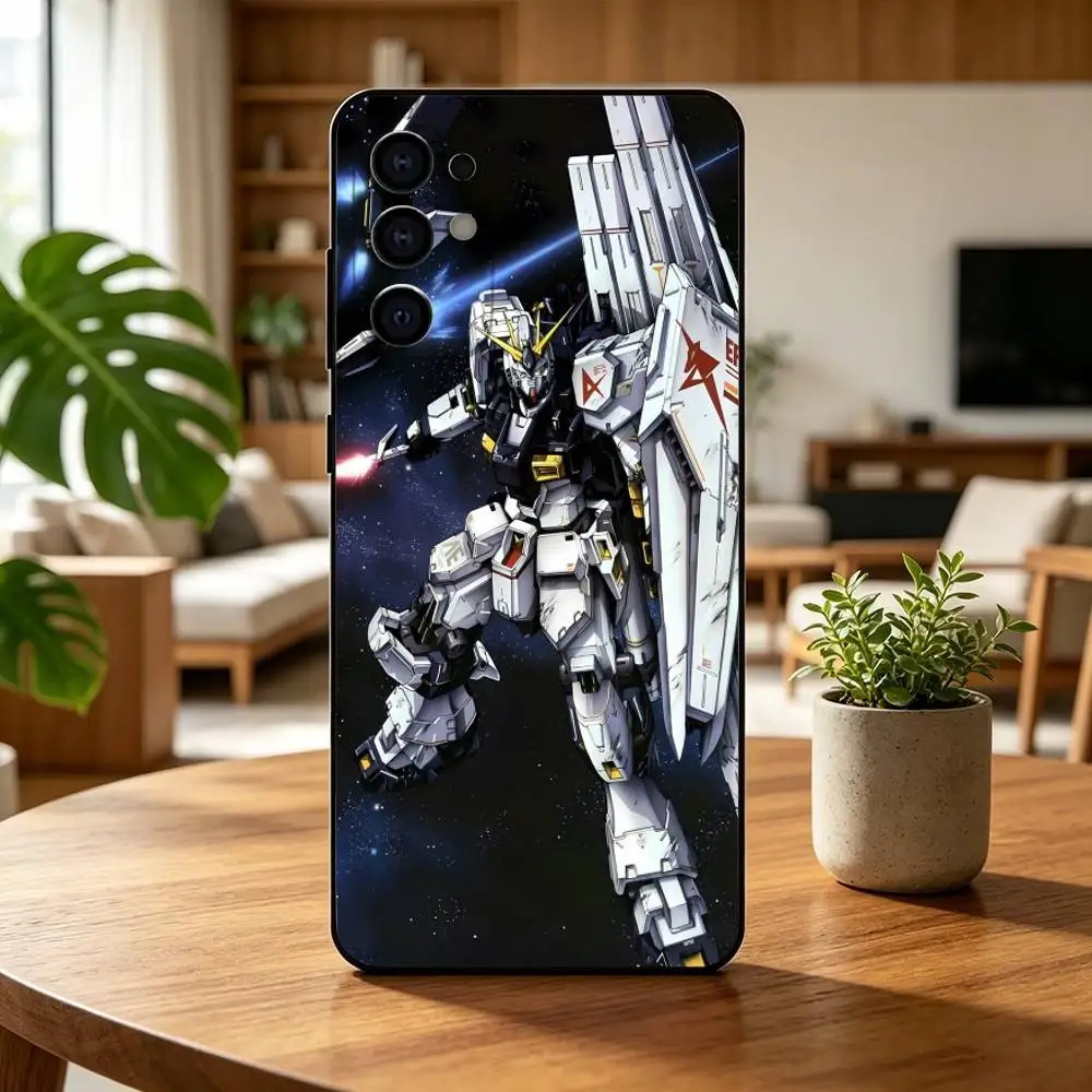 Mobile Suit G-Gundam Black Silicone Soft Phone Case