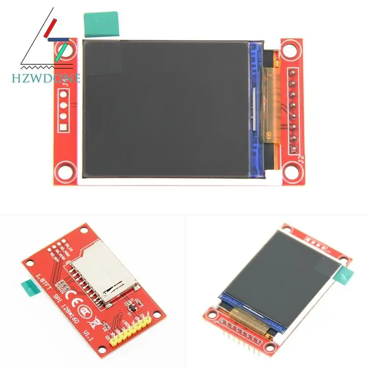 1.8 inch TFT LCD Module LCD Screen Module SPI serial 51 drivers 4 IO driver TFT Resolution 128*160 For Arduino