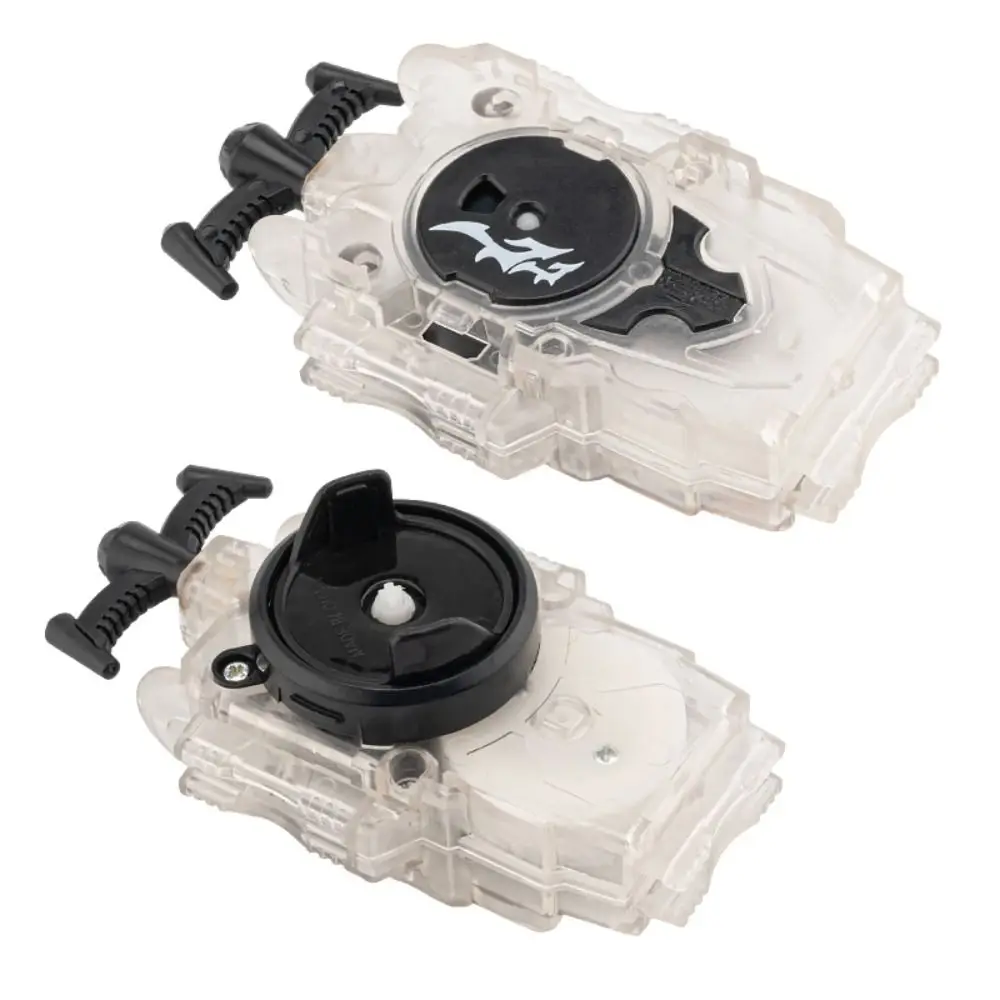 다양한 색상의 자이로 발사 양방향 회전 팽이 송신기 핸들 애니메이션 회전