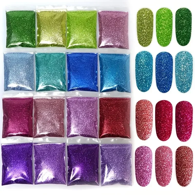 Holographic Extra Fine Glitter Powder for DIY Art, Crafts, and Decorations