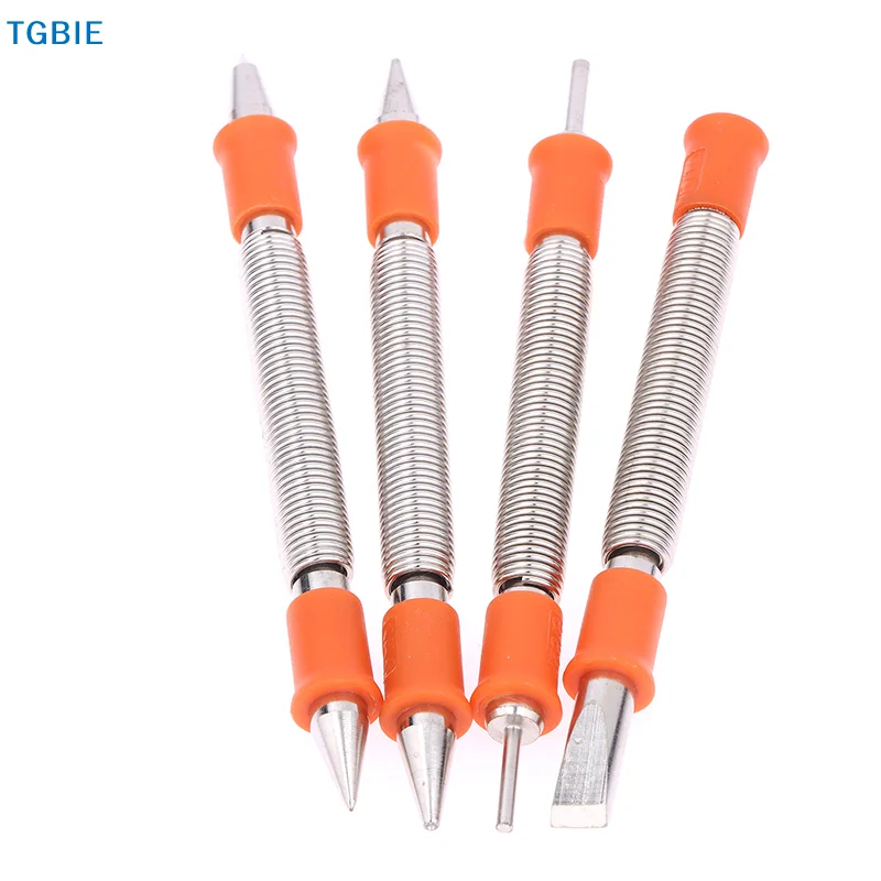Spring-Loaded Nail Punch & Chisel Rivet Removal Tool Kit