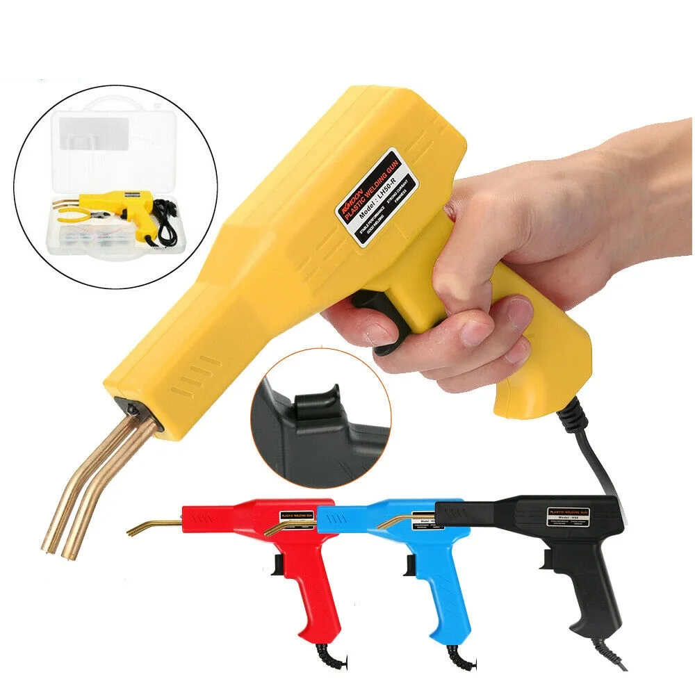 

1 Box Hot Stapler Plastic Welding Car Bumper Repair Welder Gun Kit with 200 Staples for PVC Repairing Machine Soldering Iron