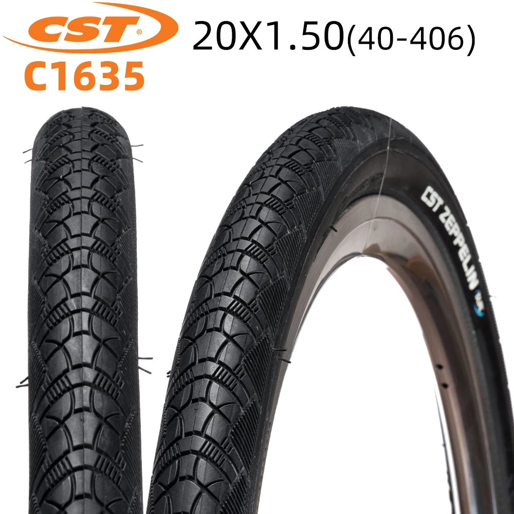 Pneu vélo BMX CST C714 20x1.75 TR noir - Bécanerie