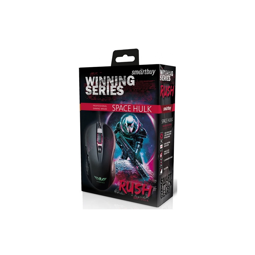 Мышь Smartbuy RUSH Space Hulk 735G-K, Черный | AliExpress