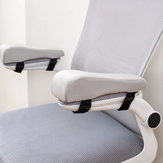 1 paire d'oreillers de coude en mousse, coussinets d'accoudoir de chaise, repose-bras de Support pour chaise de bureau, coussinets de coussin de chaise, soulagement du coude 3