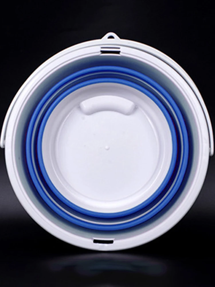 3L/5L Collapsible Bucket Foldable Fishing Water Pail Portable Water Bucket for Outdoor Travelling Camping Fishing Car Washing
