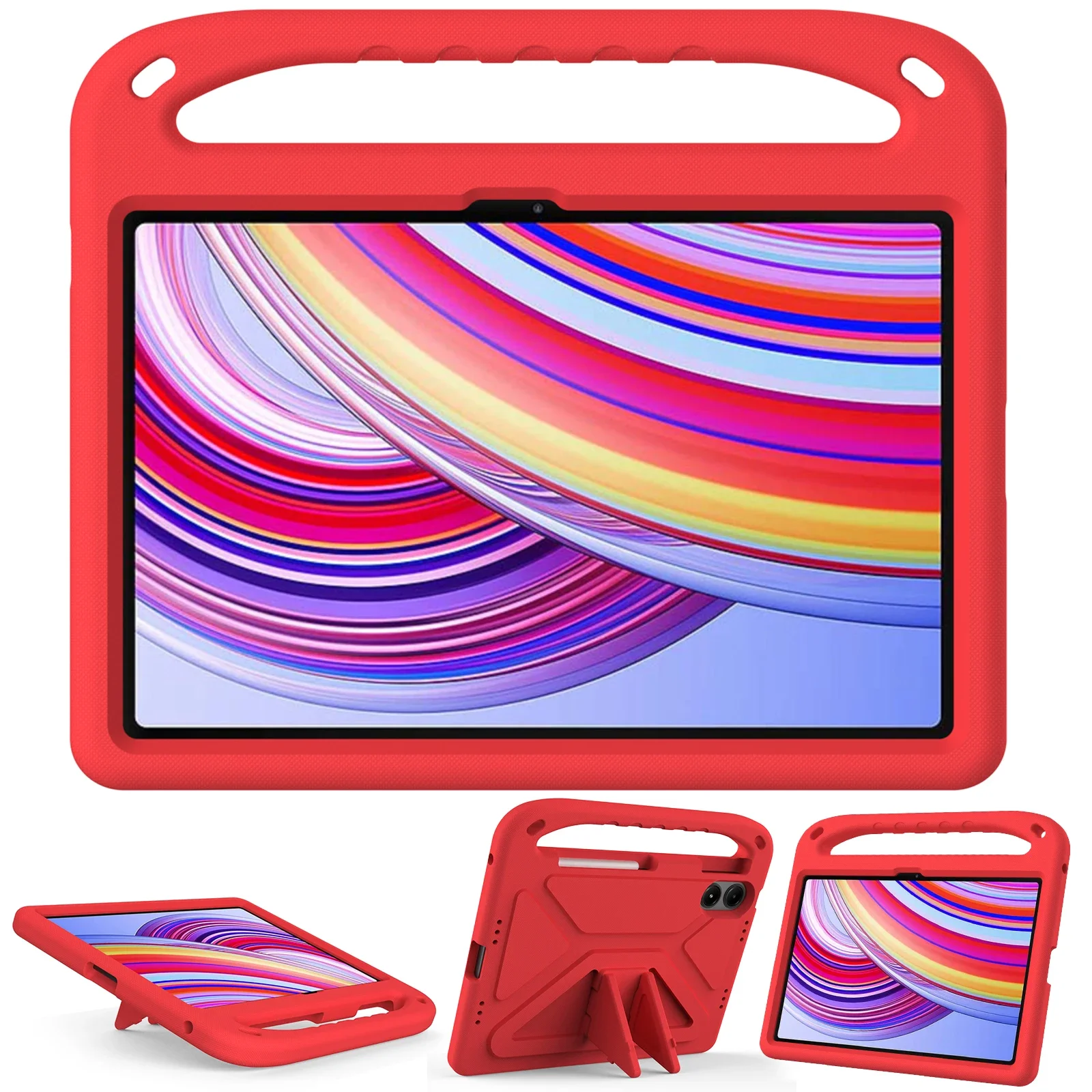 Kids Safe EVA ShockProof Tablet Case with Stand - Durable Protective Cover