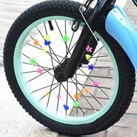 Perles décoratives pour roue de vélo, clips ronds 2