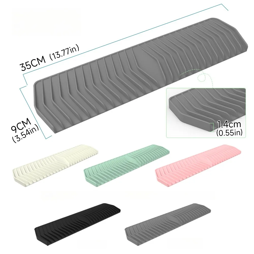 Silicone Kitchen Sink Drain Mat Anti Slip Splash Guard