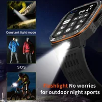 1100mAh Military Outdoor Smart Watch Men 2.01-inch Large Display Compass Sports Watch IP68 Waterproof Bluetooth Call Smartwatch - Image 5