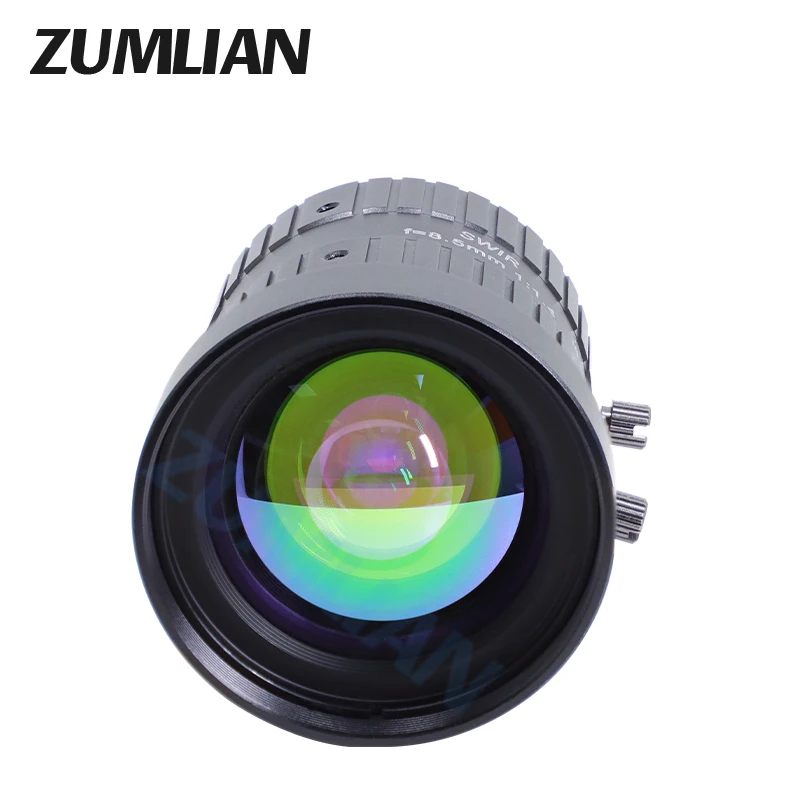 ZUMLIAN 2/3 인치 SWIR 렌즈 단파 근적외선 렌즈 750-1700nm 700-1700nm 8.5mm 12.5mm 16mm 25mm 35mm 50mm 카메라 용 렌즈