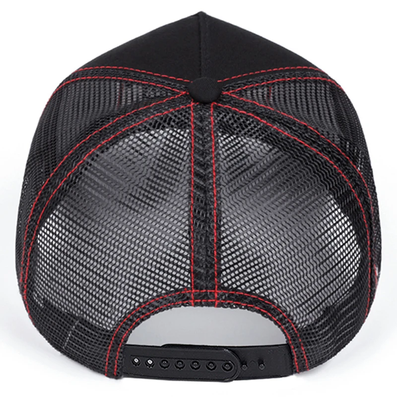 2025 Neue personalisierte STATION Eagle Head Truck Hut Straße HipHop Hut Outdoor Skateboarding Sonnenschirm Baseball Hut Mesh Hut Unisex – Detail 9