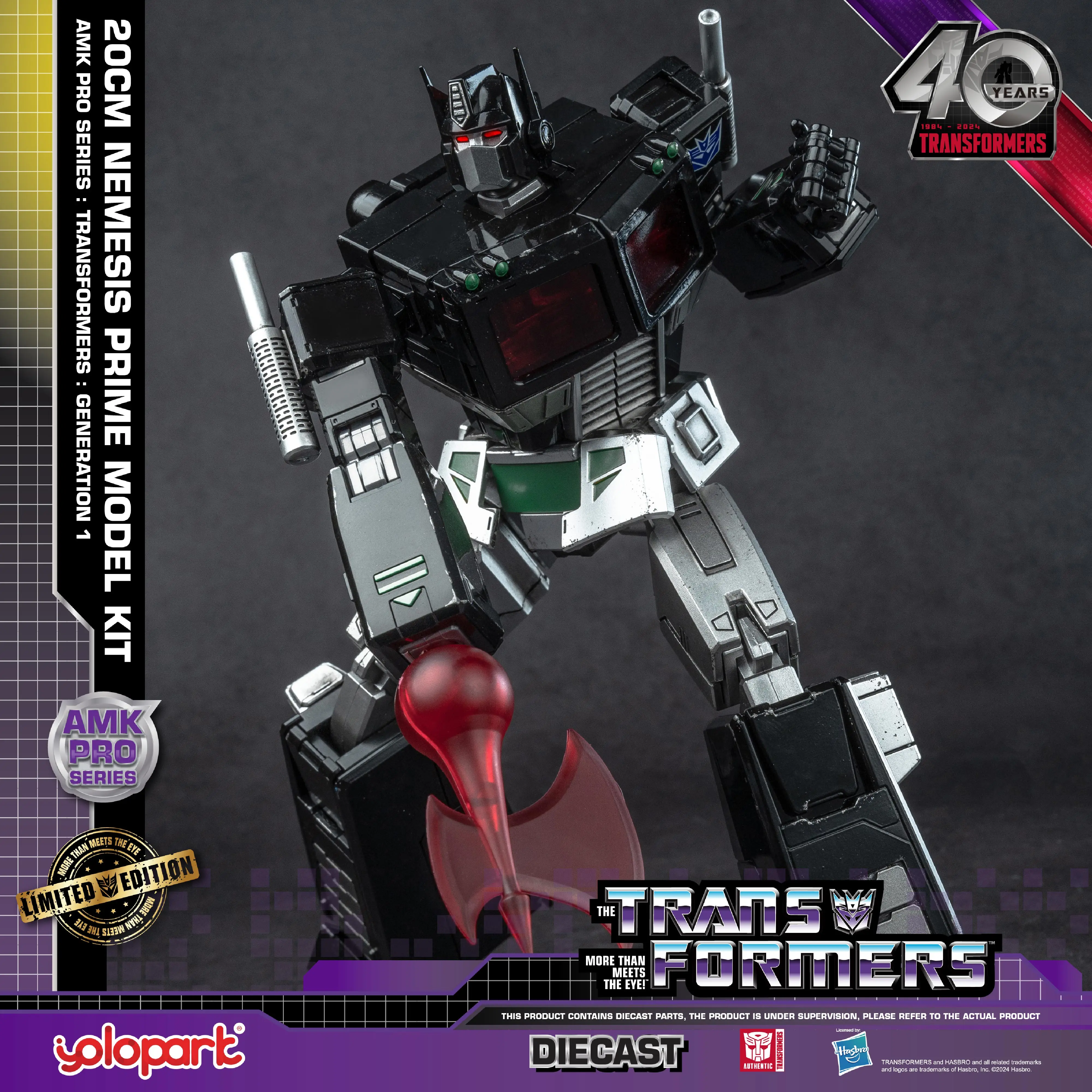 YOLOPARK Transformers Optimus Prime figurka Toy Generation