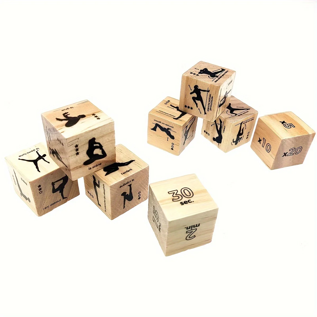 Wooden Right Angle Dice Home Sports Sports Games Numbers Sieve Creative Dice
