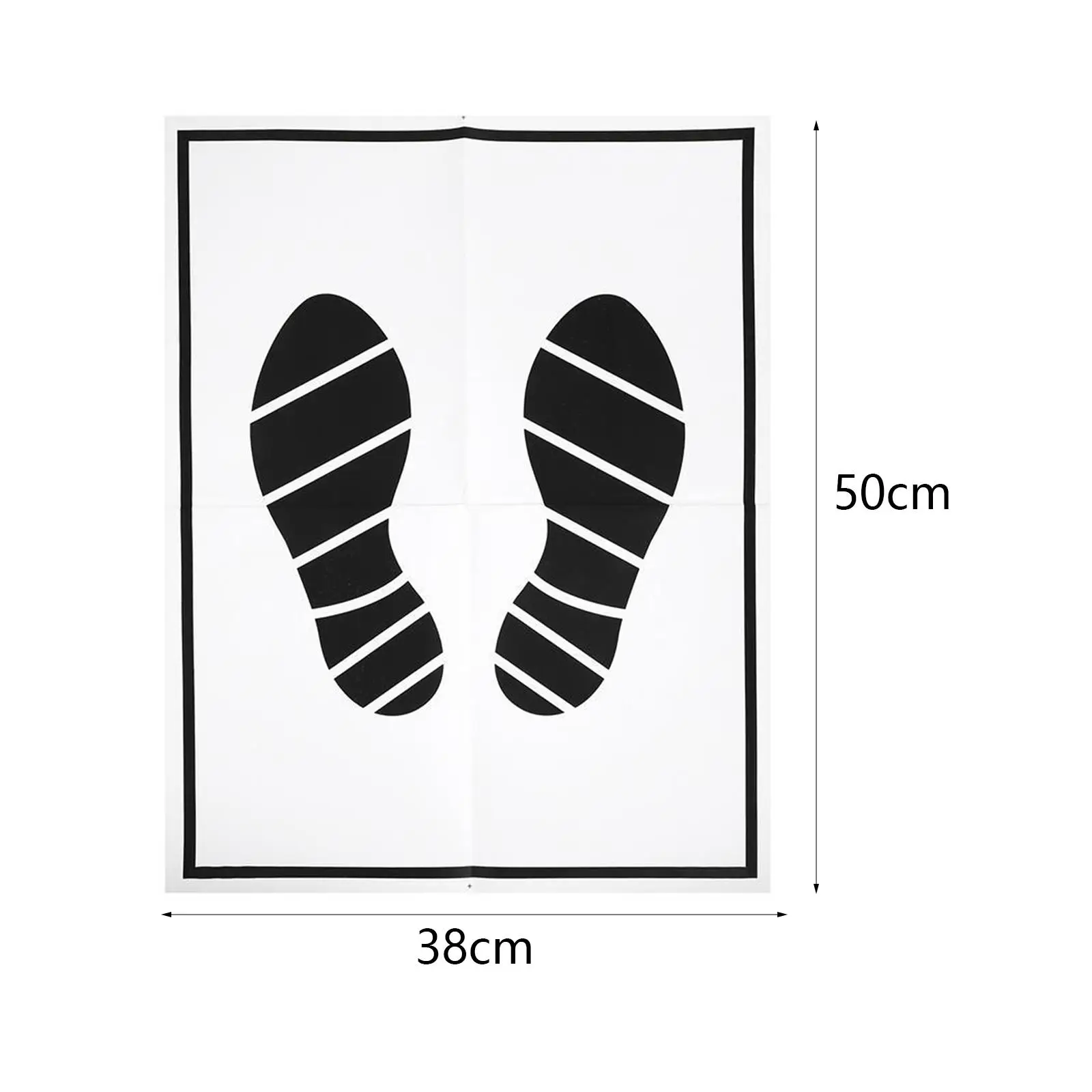 50 Pieces Disposable Paper Car Detailing Folding Floor Mats Waterproof Vehicle Foot Mat for Hotel Suvs Kitchen Home Trucks